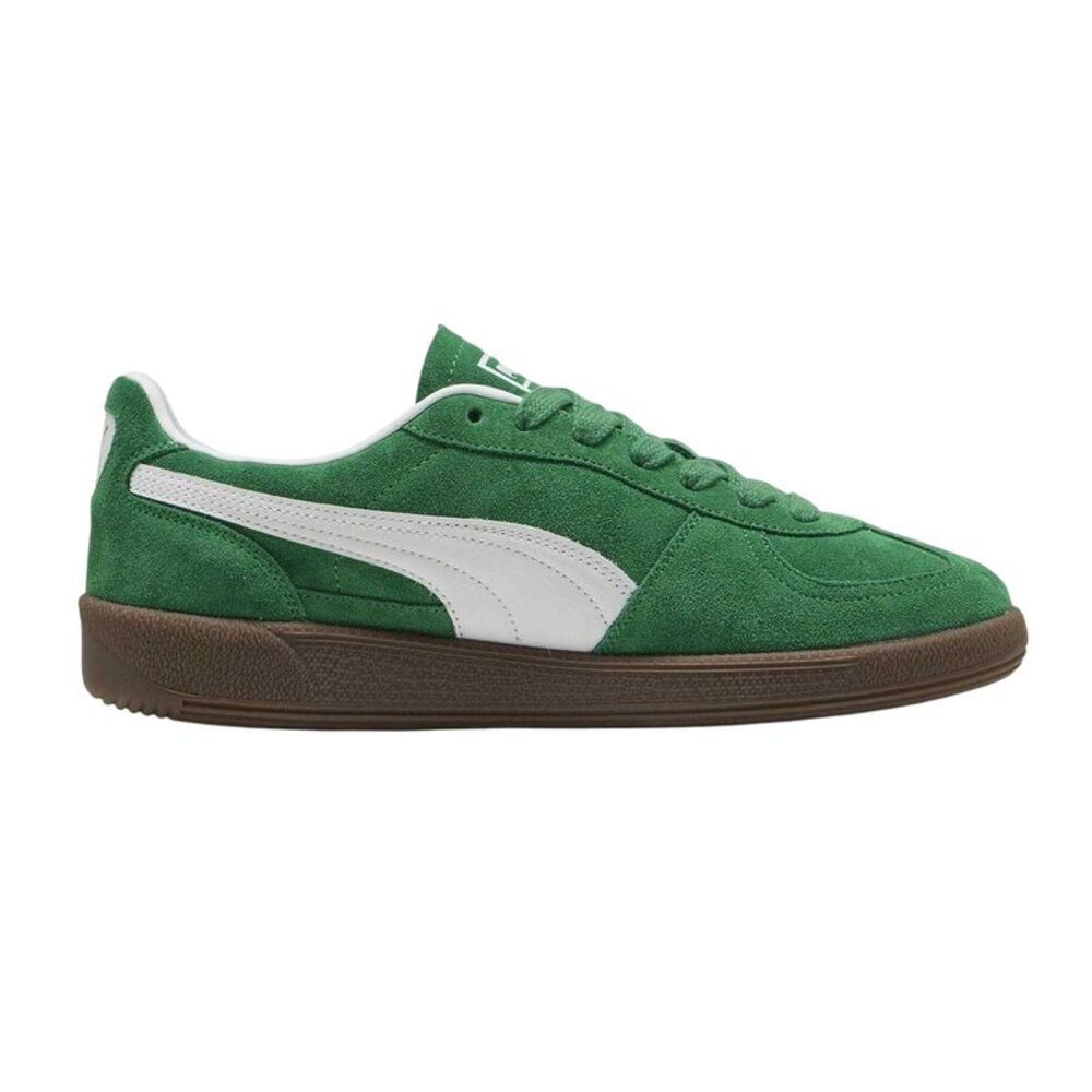 Puma Mens Palermo Leather Sneakers / Green/Gum